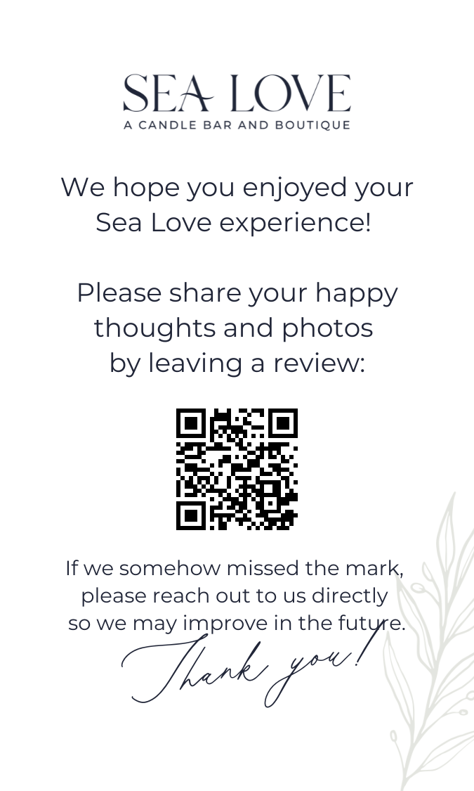 REVIEW CARD 3.5x2"