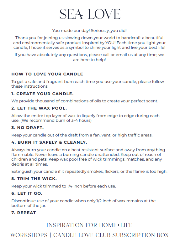 CARE CARD 5x7